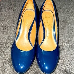Blue Clarks! Heels (NAVY BLUE)